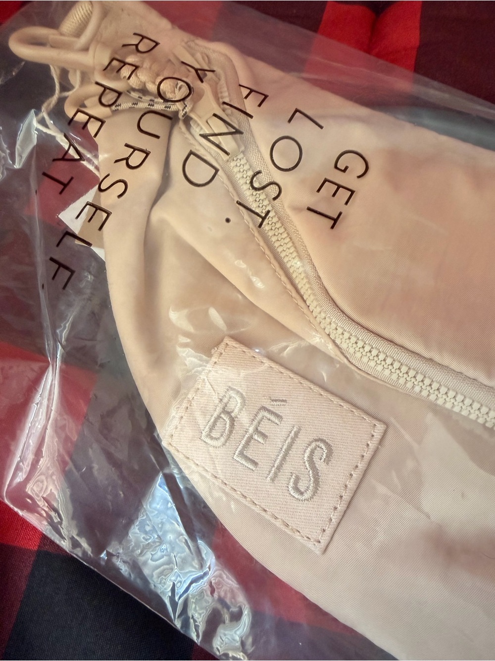 BEIS The Sport Pack in Beige NWT - Picture 5 of 8